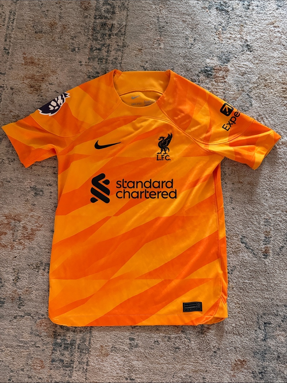 Nike Kids' Liverpool Bright Orange Soccer Jersey
